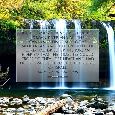Picture 07 - Joshua 5:1 GW - All the Amorite kings west of the Jordan River - Bible Verse Picture