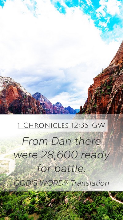 1 Chronicles 12:35 GW Bible Verse Image