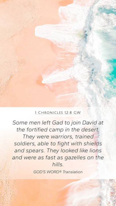1 Chronicles 12:8 GW Bible Verse Image