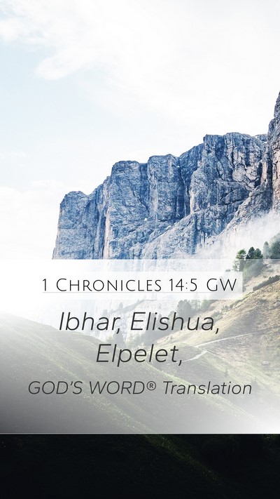 1 Chronicles 14:5 GW Bible Verse Image
