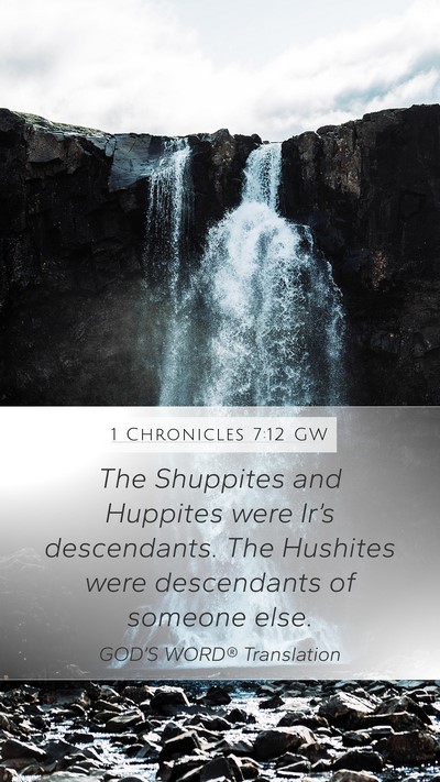 1 Chronicles 7:12 GW Bible Verse Image