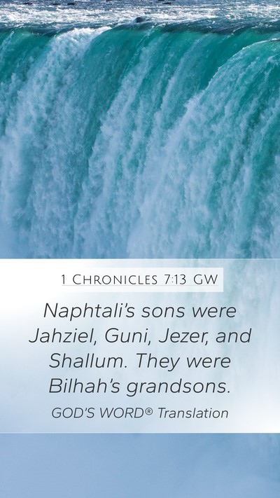 1 Chronicles 7:13 GW Bible Verse Image