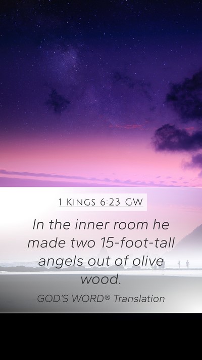 1 Kings 6:23 GW Bible Verse Image