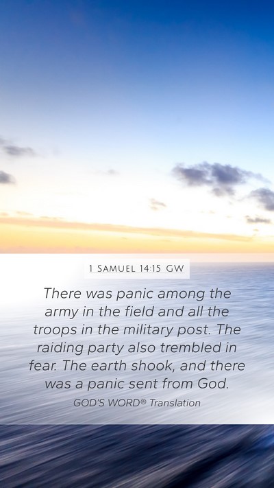 1 Samuel 14:15 GW Bible Verse Image