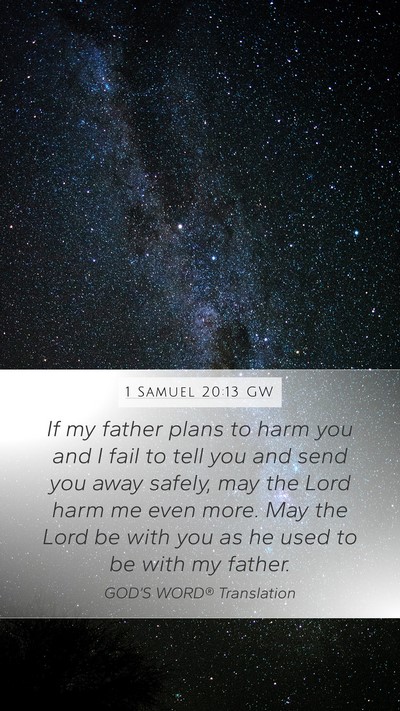 1 Samuel 20:13 GW Bible Verse Image