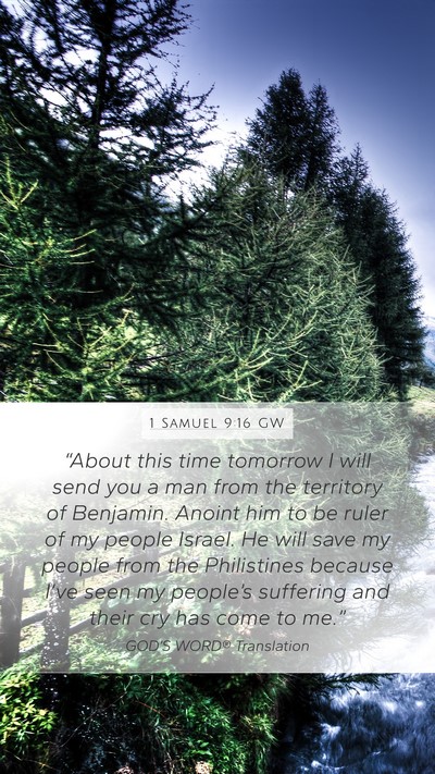 1 Samuel 9:16 GW Bible Verse Image