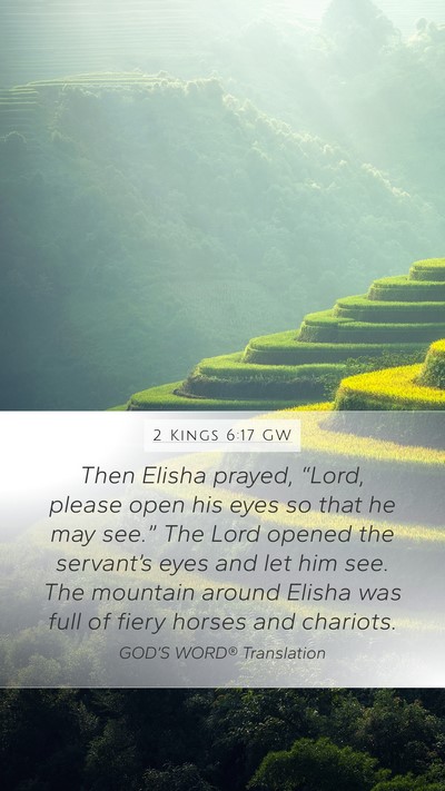2 Kings 6:17 GW Bible Verse Image