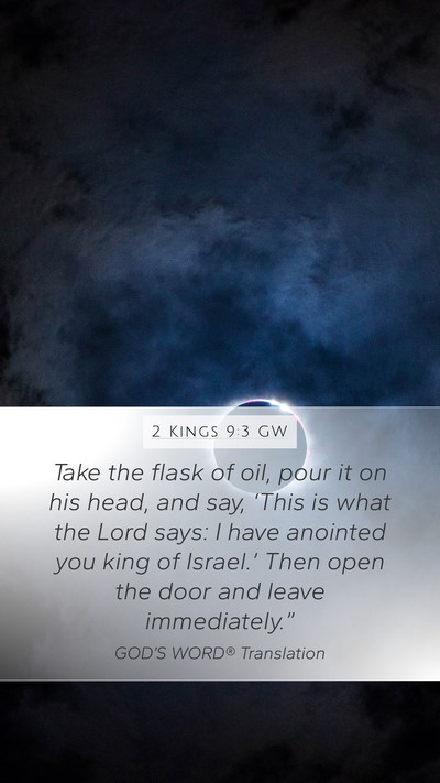 2 Kings 9:3 GW Bible Verse Image