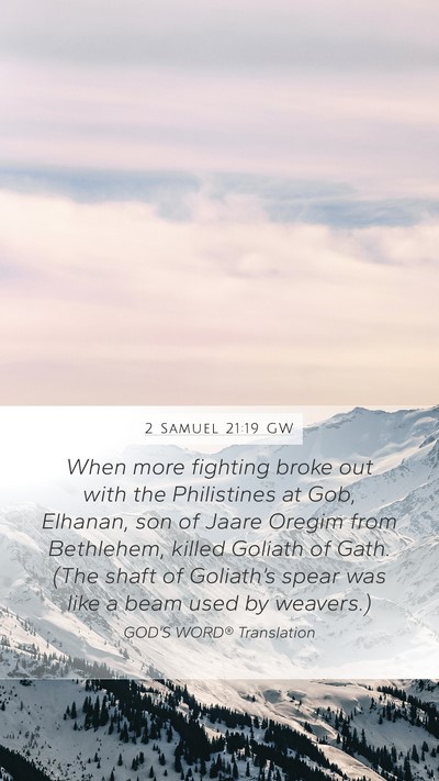 2 Samuel 21:19 GW Bible Verse Image