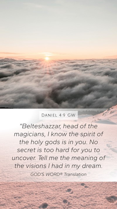 Daniel 4:9 GW Bible Verse Image