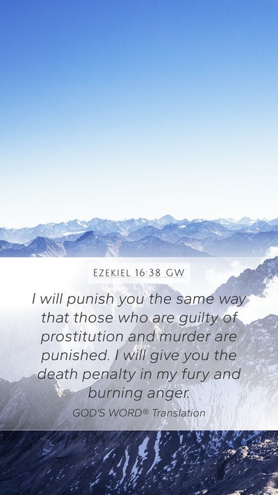 Ezekiel 16:38 GW Bible Verse Image
