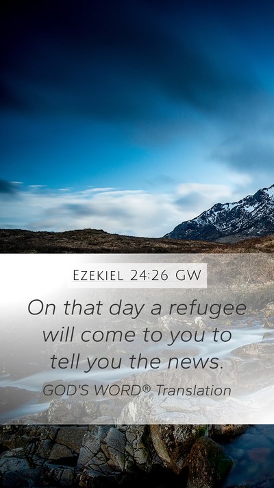 Ezekiel 24:26 GW Bible Verse Image