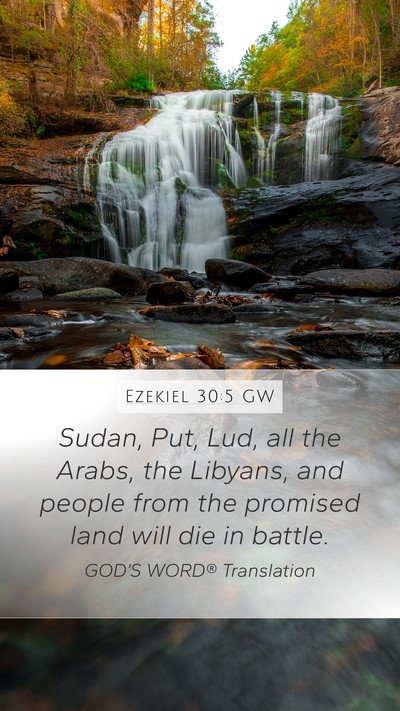 Ezekiel 30:5 GW Bible Verse Image