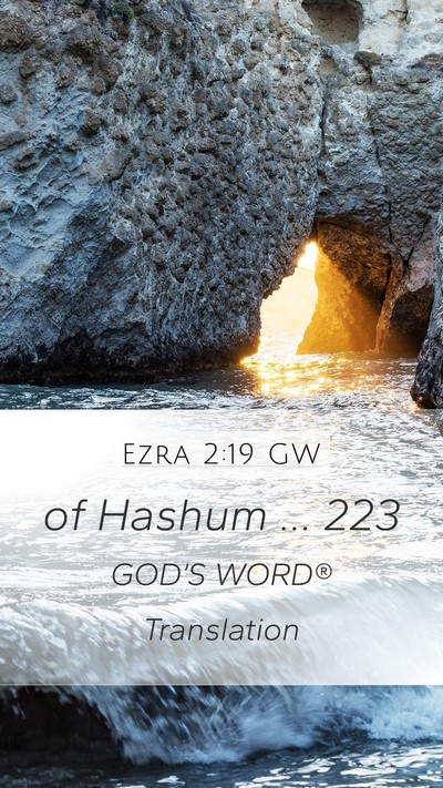 Ezra 2:19 GW Bible Verse Image