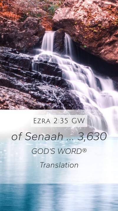 Ezra 2:35 GW Bible Verse Image