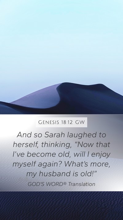 Genesis 18:12 GW Bible Verse Image
