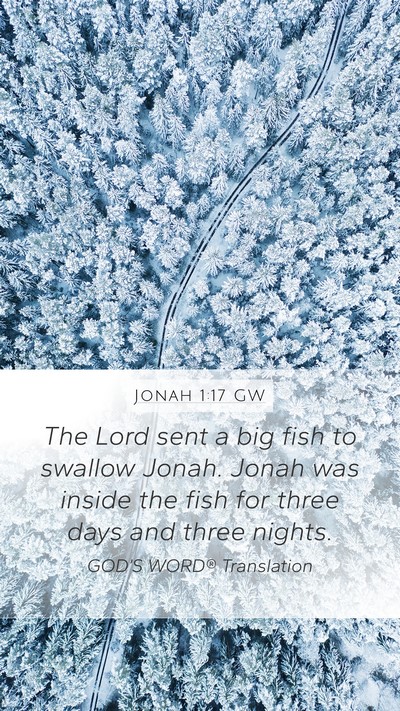 Jonah 1:17 GW Bible Verse Image