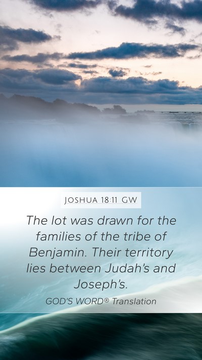 Joshua 18:11 GW Bible Verse Image