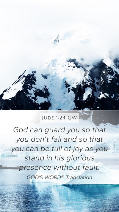 Jude 1:24 GW Bible Verse Image