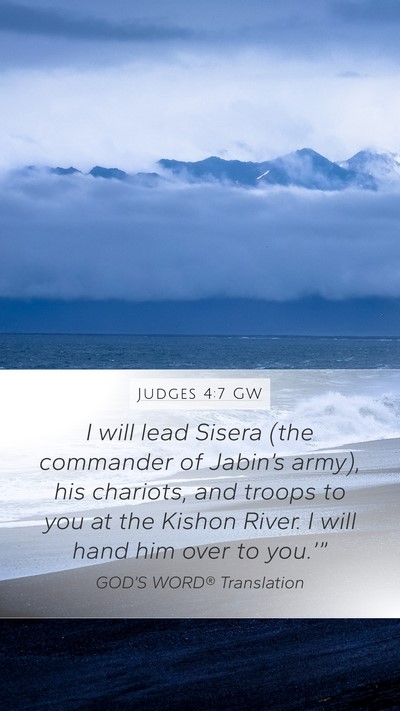 Judges 4:7 GW Bible Verse Image