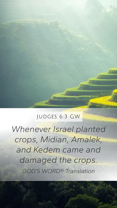Judges 6:3 GW Bible Verse Image