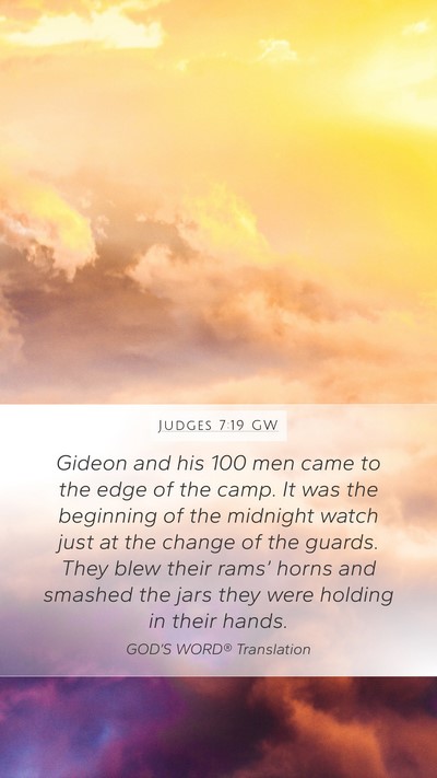 Judges 7:19 GW Bible Verse Image