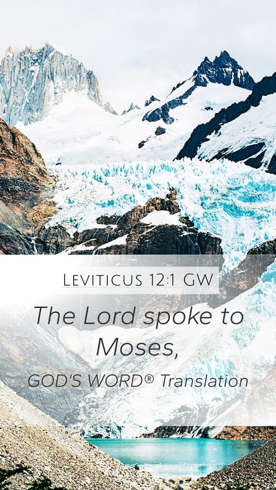 Leviticus 12:1 GW Bible Verse Image