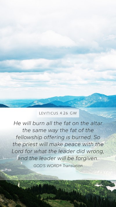 Leviticus 4:26 GW Bible Verse Image