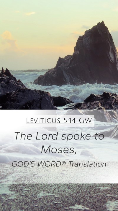 Leviticus 5:14 GW Bible Verse Image