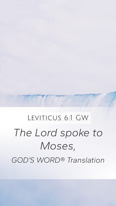 Leviticus 6:1 GW Bible Verse Image