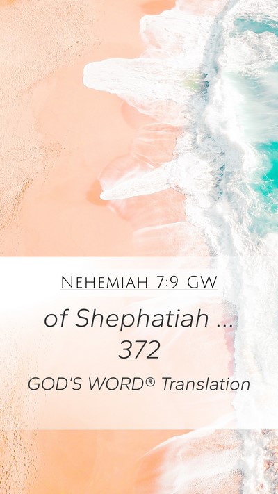 Nehemiah 7:9 GW Bible Verse Image