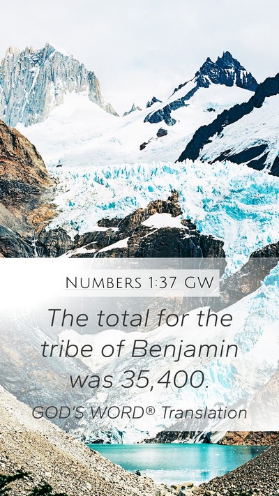 Numbers 1:37 GW Bible Verse Image