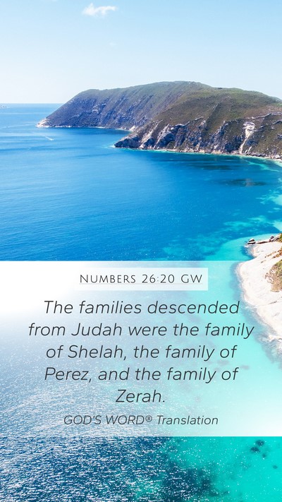 Numbers 26:20 GW Bible Verse Image