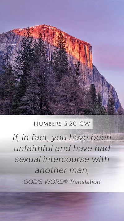Numbers 5:20 GW Bible Verse Image