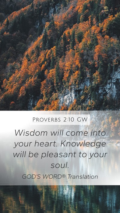 Proverbs 2:10 GW Bible Verse Image