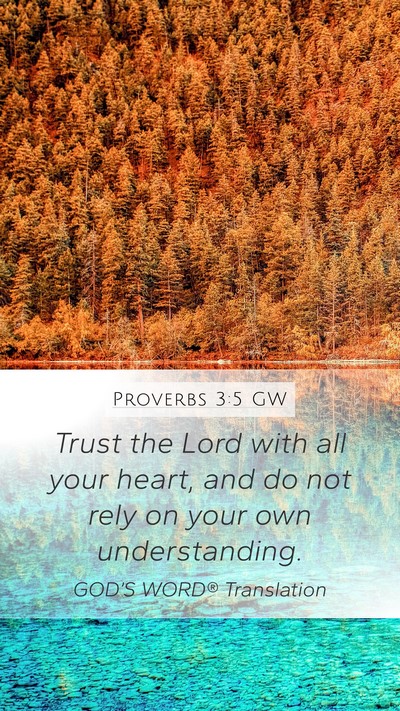Proverbs 3:5 GW Bible Verse Image
