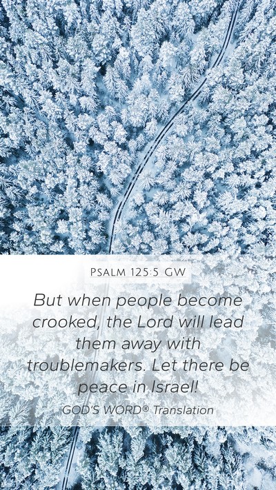 Psalm 125:5 GW Bible Verse Image