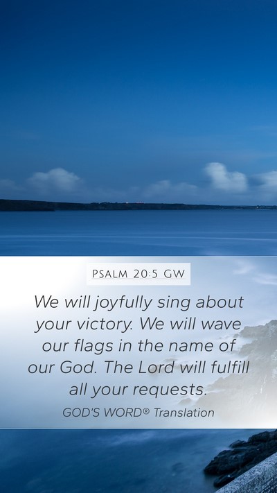 Psalm 20:5 GW Bible Verse Image