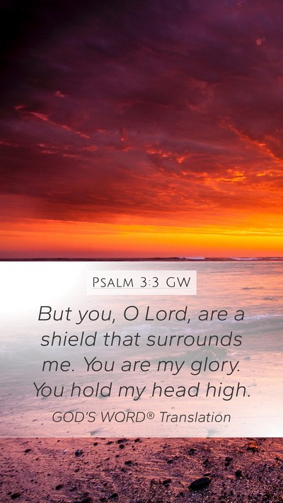Psalm 3:3 GW Bible Verse Image