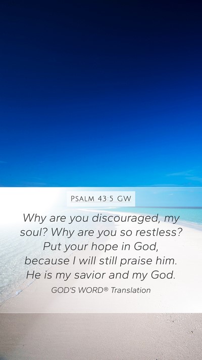 Psalm 43:5 GW Bible Verse Image