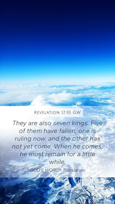 Revelation 17:10 GW Bible Verse Image