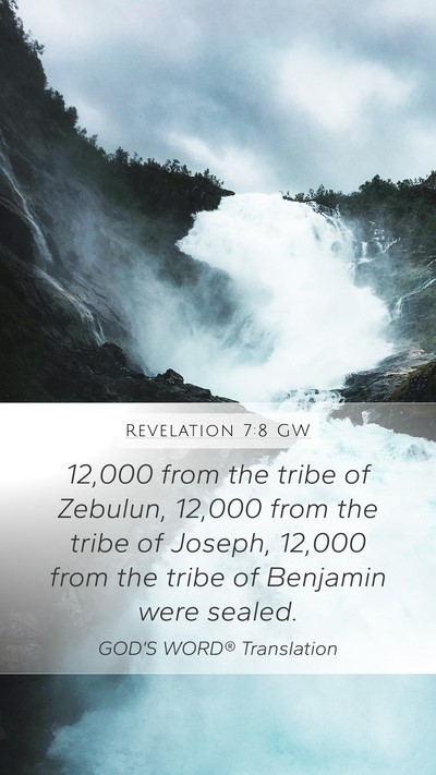 Revelation 7:8 GW Bible Verse Image