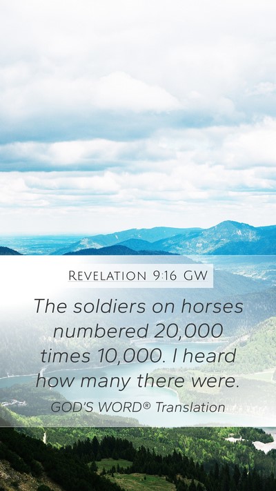 Revelation 9:16 GW Bible Verse Image